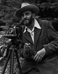Ansel_Adams_and_camera 1950